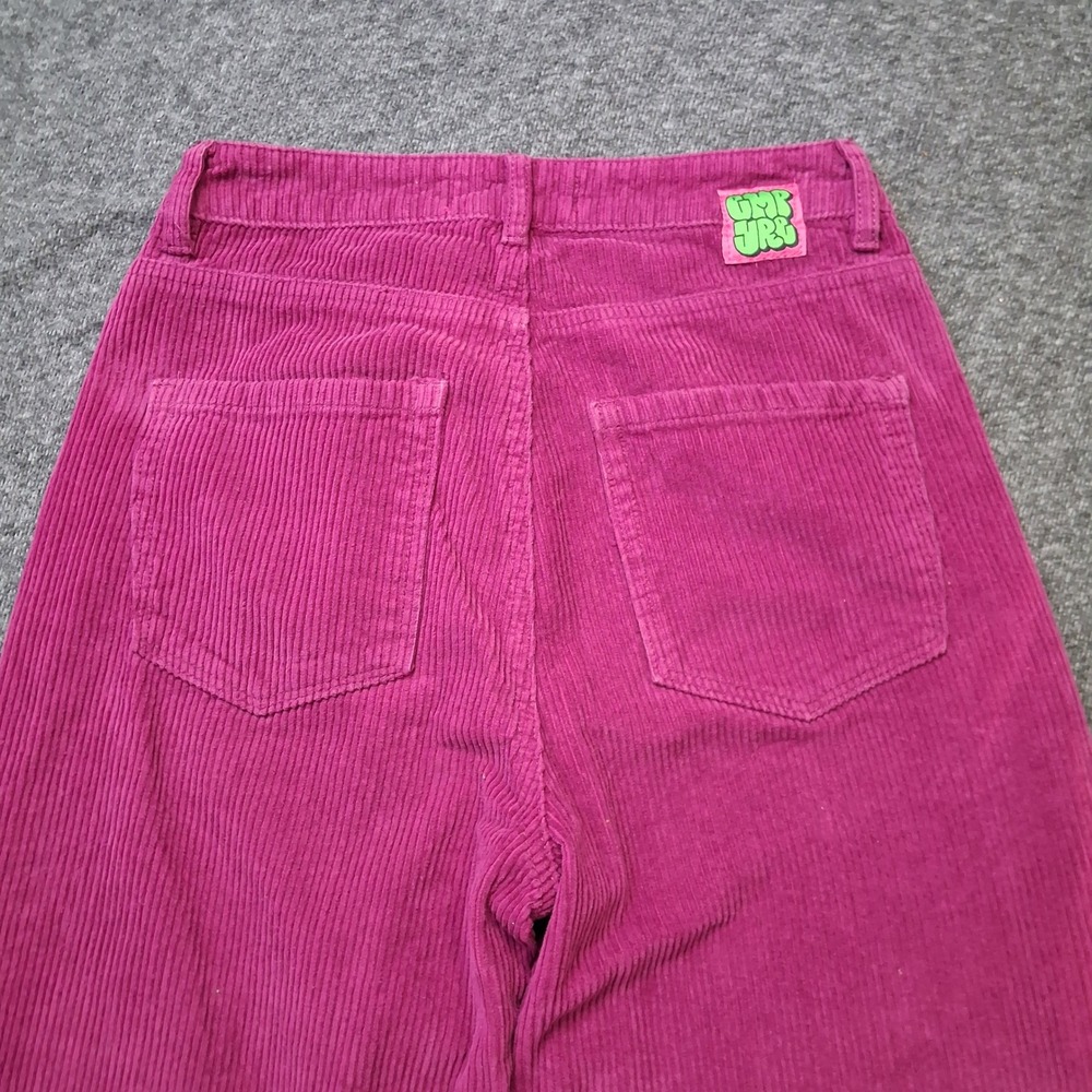 Empyre Tori Magenta Corduroy Pants Wide Leg High Rise Purple Womens Size 0 - Picture 11 of 15